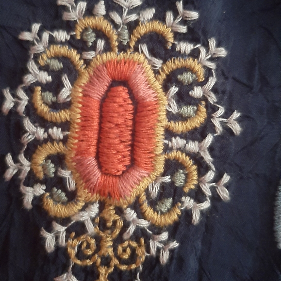 Johnny Was  Renemutet Embroidered Blouse Medium - Picture 12 of 16